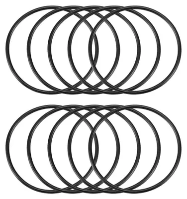 10 Gummi-O-Ringe 2,5 mm x 62 mm schwarz