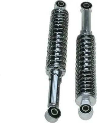 Image de Amortisseur Kit jambes de suspension 320mm chrome (10/10mm) universel mobylette moped mokick
