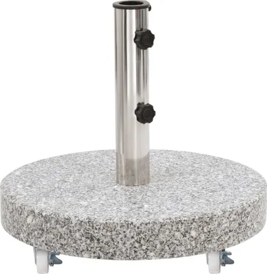 Image de Socle de parasol Granite 30 kg Rond Gris