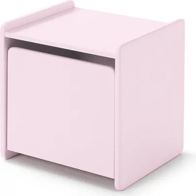 Produktbild von FURNLUX Nachttisch Kiddy Rosa 40cm / Hauptfarbe: Rosa / Abmessungen: 40 x 36 x 41 cm