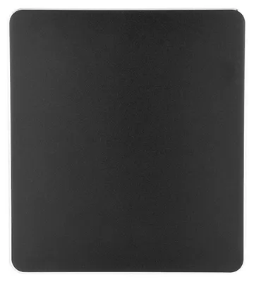 Zdjęcie produktu dla Podkładka pod mysz z aluminium, antypoślizgowa, dwustronna, czarna, do komputera PC i laptopa