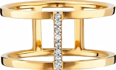 Immagine prodotto di anello cai 925/- argento sterling placcato oro topazio bianco