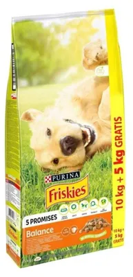 Productafbeelding van PURINA FRISKIES BALANCE Hondenvoer met kip en groenten 10 5 kg