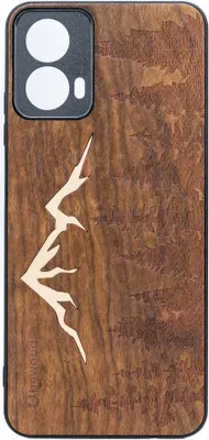 Produktbild von Holzhülle Bewood Imbuia-Gebirge für Motorola Moto G34 5G