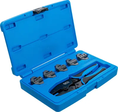 Produktbild von BGS 1410 Crimpzangensatz mit 5 Paar Backen