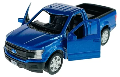 Produktbild von RMZ FORD F-150 Metallmodell Blau 12cm