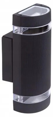 Immagine prodotto di Lampada da parete per esterni 2xGU10 IP54 alluminio nero Ecolight EC79047