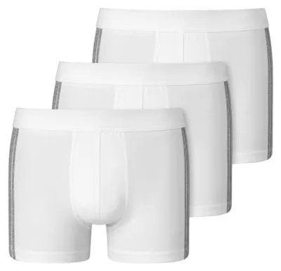 Produktbild von Schiesser Herren 3 Pack Shorts Softbund und Streifen Baumwolle - 95/5