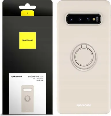 Produktbild von Spacecase Silikon Ring Galaxy S10+ Knochen