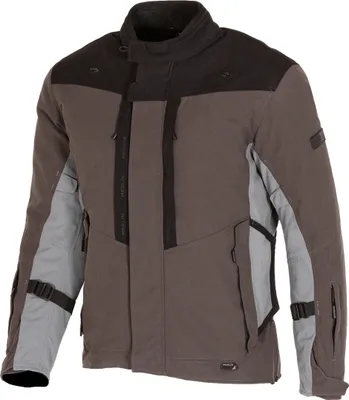Obrázok produktu pre Textilná bunda na motorku Merlin Borderlands D3O, sivá, S
