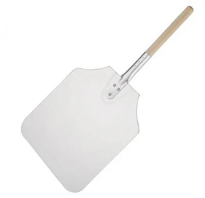 Produktbild von Pizza-Schaufel mit Holzgriff und Aluminiumschaufelblatt