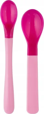 Produktbild von Canpol Babies Magischer Farbwechsel-Lffelset Rosa 4m+, 2 Stck