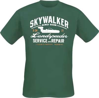 Produktbild von Star Wars T-Shirt Herren Skywalker grün XXL