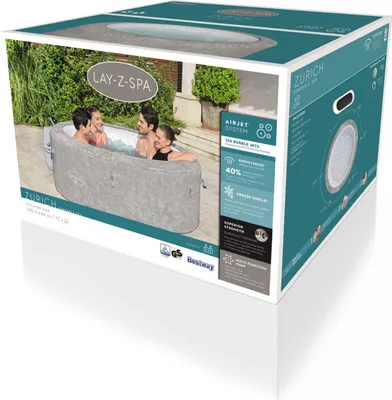 Obrázek produktu pro Vířivka Bestway Zurich AirJet Lay-Z-Spa, 180x66cm