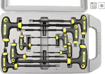 Produktbild von EXTOL PREMIUM T-Schlüssel, 9er-Set, H2-10 mm
