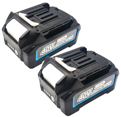 2x Akku 2,0 Ah 40 V Ersatz für Makita XGT BL4020