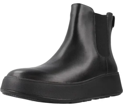 Produktbild von FITFLOP FitFlop F-Mode Leather Flatform Chelsea Boots BLACK 36