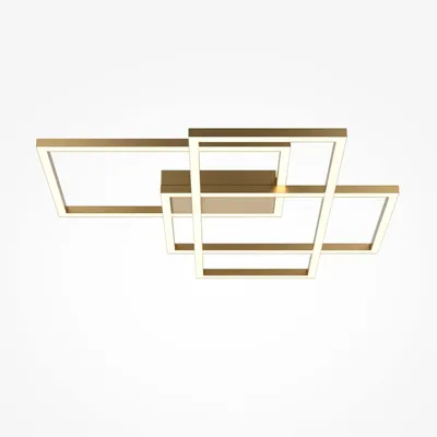 Obrázek produktu pro Stropní svítidlo LED kovové ve zlaté barvě s možností změny barvy 2600-3500 K 4300 lm Moderní stropní svítidlo