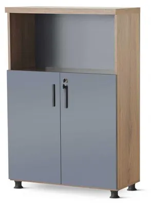 Image de Bureau gris-brun Armoire de rangement Designer Commode Armoire de classement