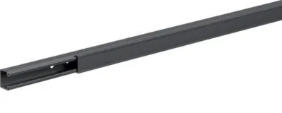 Zdjęcie produktu dla Hager LF1501509011, Kanał kablowy, Uniwersalne, Polichlorek winylu (PVC), Czarny