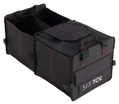 Imagen del producto de Organizador para el maletero, modelo CAR COMPACT de 5 litros, con aislamiento térmico, 5 compartimentos, gran bolsa térmica y plegable