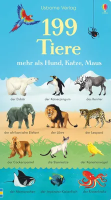 Produktbild von 199 Tiere aus aller Welt: Das große Tierbuch für Vorschulkinder und Grundschüler ab 5 Jahren