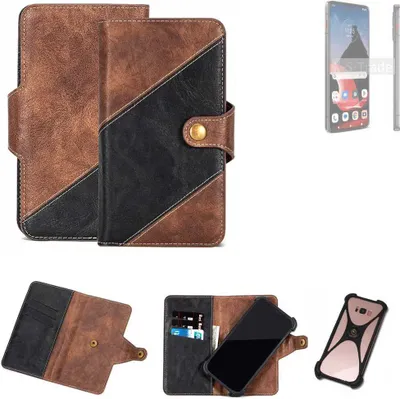 Produktbild von K-S-Trade Handyhülle Schutzhülle Bookstyle Case kompatibel mit Motorola ThinkPhone Klapphülle Cover Hülle Schutztasche 1x