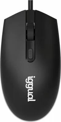 Obrázek produktu pro iggual IGG317624, Pro praváky i leváky, Optický, USB Typ-A, 1600 DPI, Černá