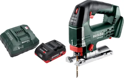 Image de Metabo STB 18 L 90 Scie sauteuse sans fil 18 V 90 mm + 1x batterie LiHD 4,0 Ah + chargeur