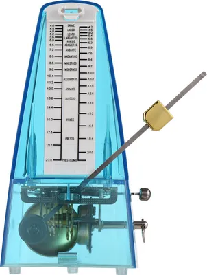 Obrázek produktu pro Průhledný mechanický metronom se zvonkem Univerzální metronom s hlasitým zvukem Ovládání rychlosti výběru rytmu pro kytaru Piano Housle Buben