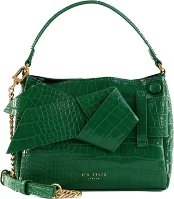 Produktbild von Ted Baker Handtasche Umhängetasche Ssansa Knot Bow Mini Top Handle Bag Brt - Green grün