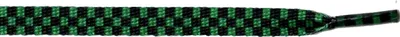 Produktbild von Karo - Schnürsenkel karo schwarz/grün, 110cm