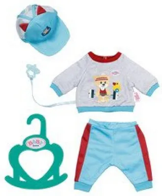 Produktbild von BABY born Little Sport Outfit blau