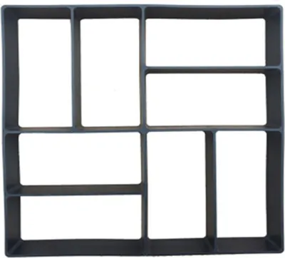 Produktbild von Pflasterform-Set, 40 x 40 cm, wiederverwendbar für Beton