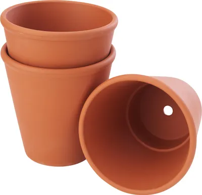 Produktbild von Terrakotta-Rosentöpfe, 3 Stck Innen-Ø 12 cm, H 14 cm