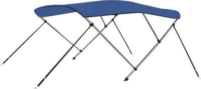 Obrázek produktu pro Bimini stříška se 3 oblouky modrá 183 x 196 x 137 cm
