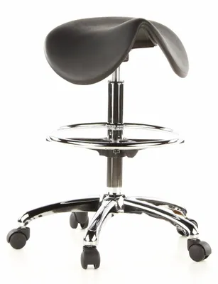 Obrázok produktu pre hjh OFFICE sedlová stolička TOP WORK 13 mobilná stolička pracovná stolička, ergonomická stolička pre kancelársku prax domácu kanceláriu, tvrdá pena
