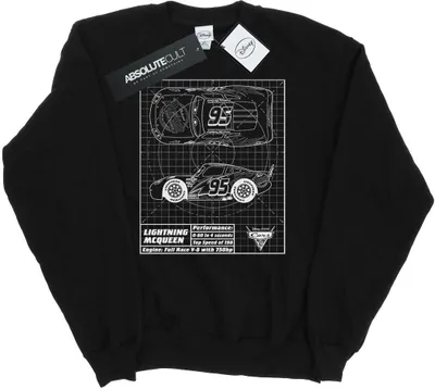 Produktbild von Disney - "Cars" Sweatshirt für Herren BI15751 (S) (Schwarz)