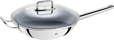 Produktbild von ZWILLING Plus Wokpfanne, 32 cm, Keramikbeschichtet, Induktion, mit Glasdeckel un