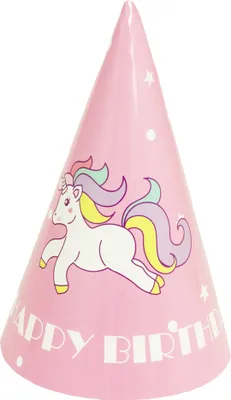 Produktbild von Einhorn Geburtstags Artikel - Partyhüte (10er Set)