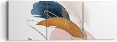 Produktbild von Bild auf Leinwand - Leinwandbild - 3 Teile - Die Farben Abstraktion Stück - 90x30cm - Wand Bild - Wanddeko - Wandbilder - Leinwanddruck - Bilder - Wanddekoration - Leinwand bilder - CA90x30-5100