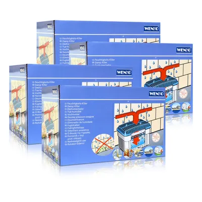 Produktbild von 4x Wenko Feuchtigkeitskiller - Raumentfeuchter,1 kg