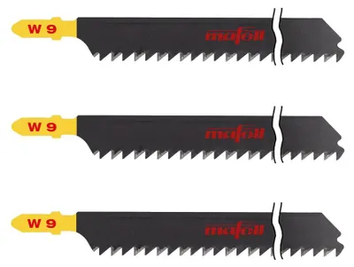 Obrázek produktu pro Příslušenství k pile Mafell: Pilařitka, pilové listy W9 Wood Precision, 3 kusy, pro modely P1cc a PS2-18
