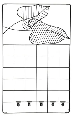 Produktbild von Rastertafel aus Metall für Notizen, 38 x 60 cm