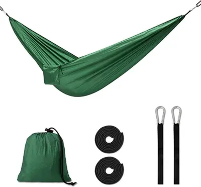 Obrázek produktu pro KIK KX3958 Turistická houpací síť 260 x 140 cm zelená