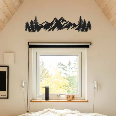 Immagine prodotto di Wallity, Etta- ATP1178, Nero, Altre decorazioni per la casa, 69 x 17 cm, 100% acciaio (Spessore: 1