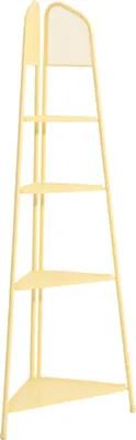 Produktbild von MWH Balcony Ecco tall Eckregal groß- Material: Metall, Farbe: Popcorn, Maße: 48 cmx48 cmx180 cm; 879913