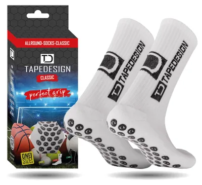 Produktbild von TAPEDESIGN Allround Socks Classic weiss 1