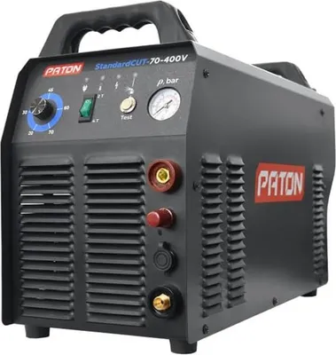 Immagine prodotto di Taglierina al plasma PATON StandardCUT-70-400V, 400 V, 70 A, macchina per il taglio al plasma dell'acciaio, taglio netto fino a un massimo di 12 mm, attrezzatura di taglio portatile,