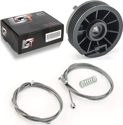 Produktbild von Fensterheber Reparatursatz Set Seilzug Rolle hinten rechts für RENAULT KANGOO II